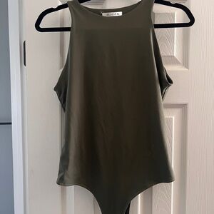 Olive Green Women's Top